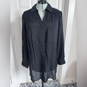 Tahari Black blouse